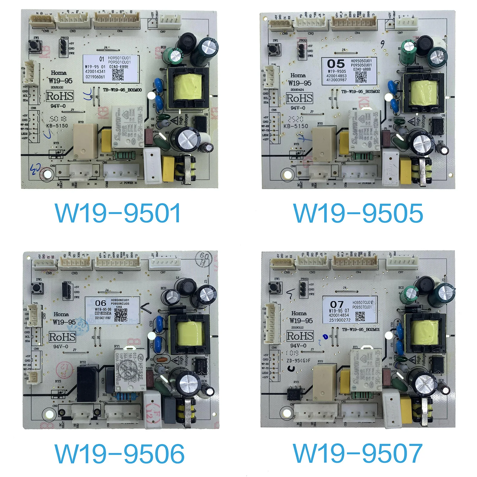 Placa de Controle do Poder Principal do Pwb para o Refrigerador Refrigerador Home Doces Hoover Leran W19-9501 9502 9503 9504 9505 9506 9507