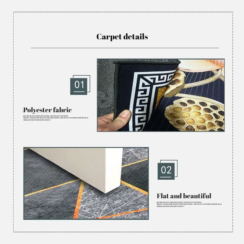 European Long Corridor Carpets for Hallway Living Room Decoration Home Anti-skid Entry Floor Mats Hotel Lobby Stairway Area Rugs 4