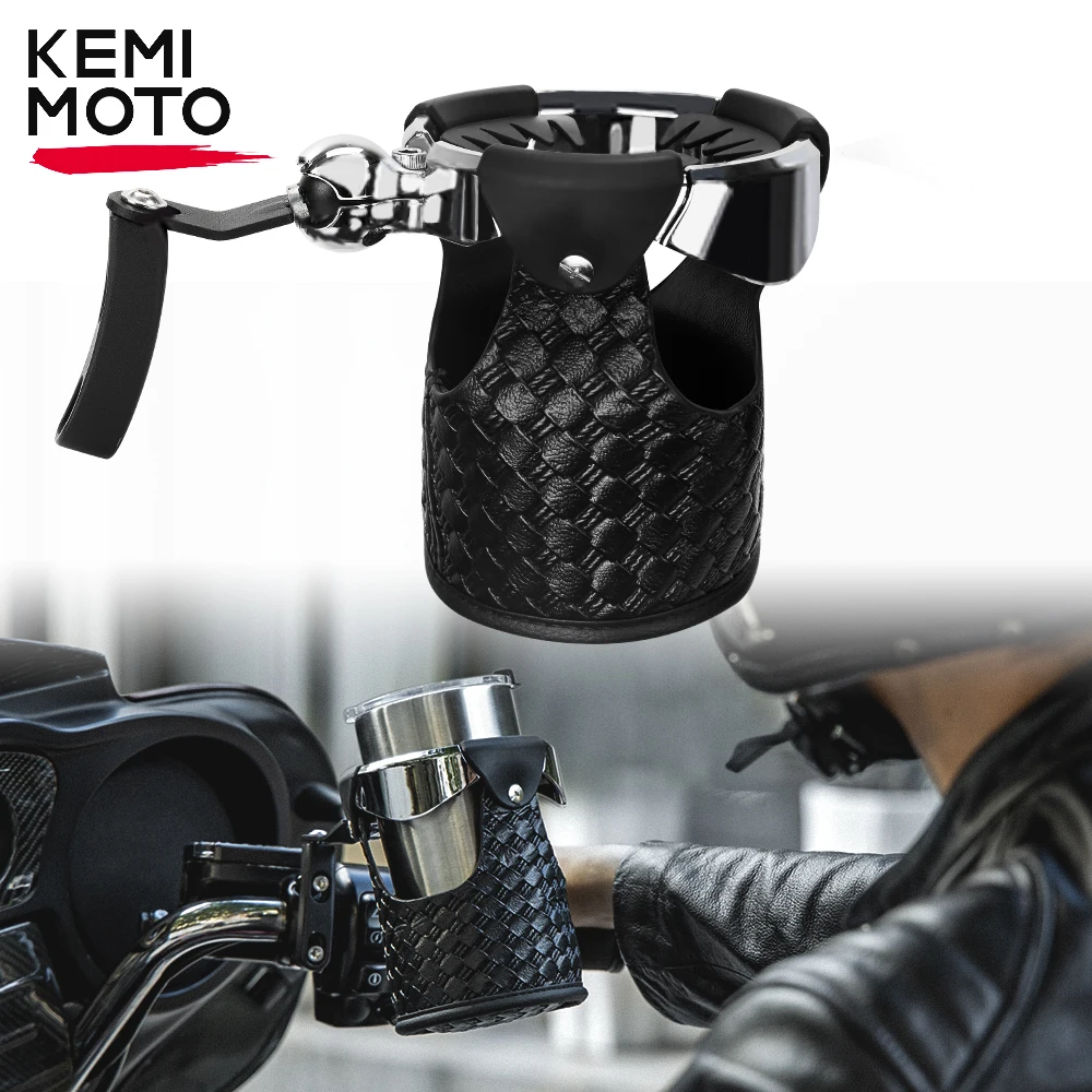 KEMIMOTOMotorcycleCupHolderHandlebarDrinkHolderforDynaSoftail