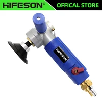 HIFESON 3 Inch Air Pneumatic Sander Water-feed Mill Wet Polisher Tool Machine 14/16mm for Marble Quartz Granite Stone Polishing 1