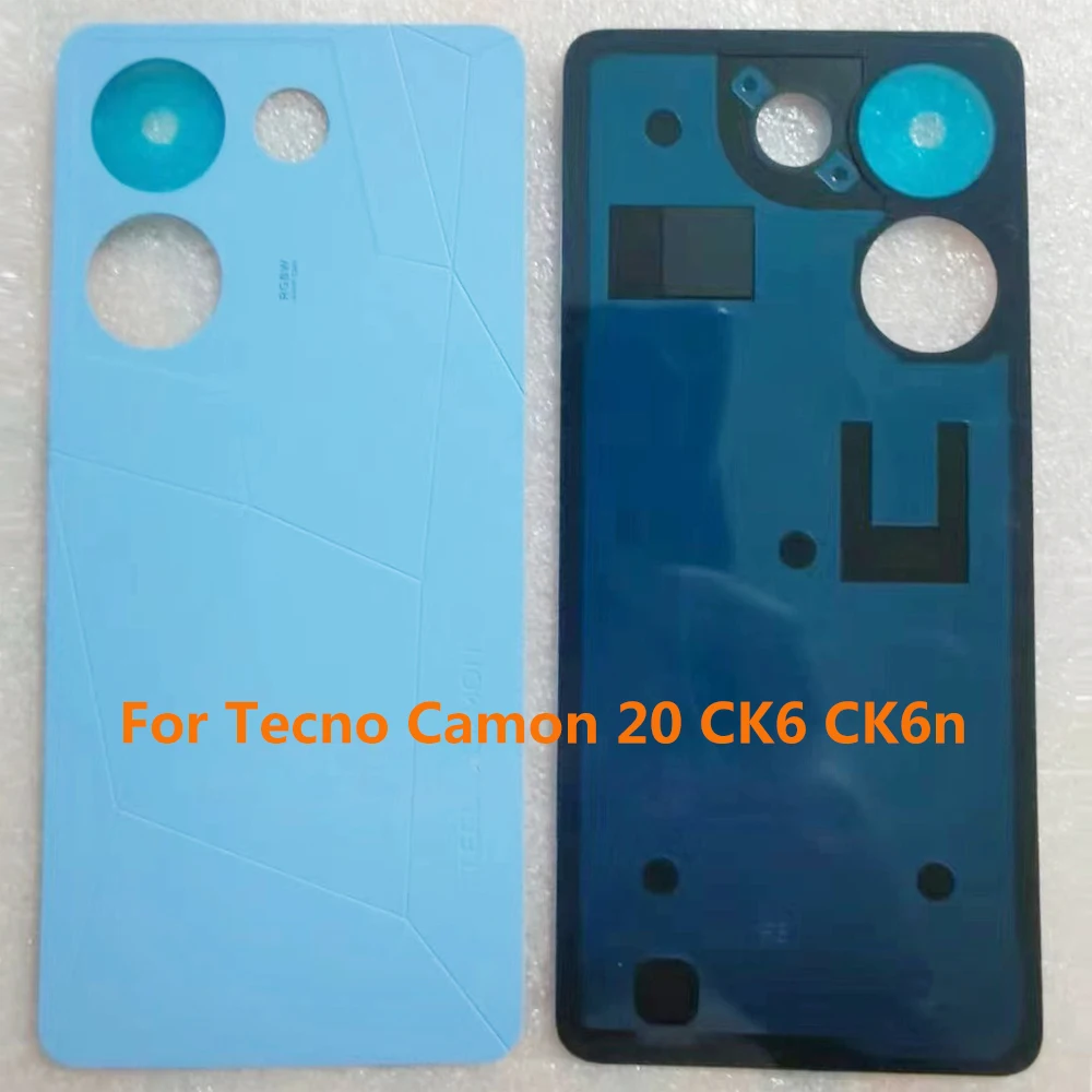 

For Tecno Camon 20 CK6 CK6n Battery Cover Housing Door Back Rear Case Repalcement Repair Parts