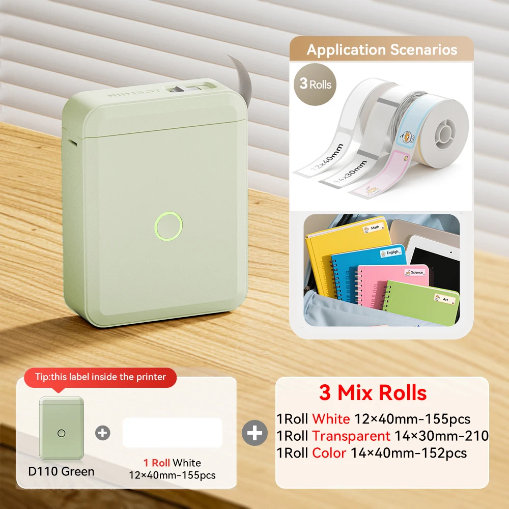 Green-MixB-3 Rolls