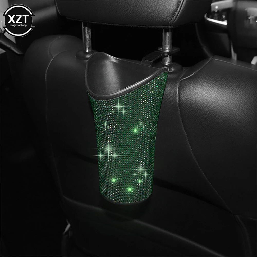 Car Umbrella Holder Storage Box Organizer Barrel Car Hanging Water Bottles Rack Bling Accessories for Woman
