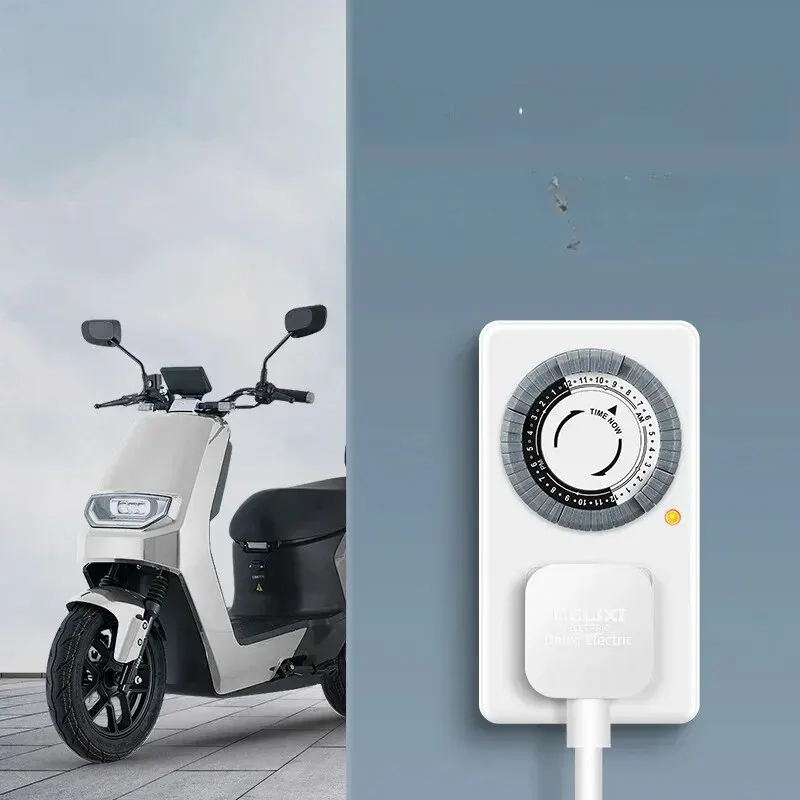 DelixiRingSocketTimerSwitchElectricCarBatteryChargingProtectorPlugSocketElectric