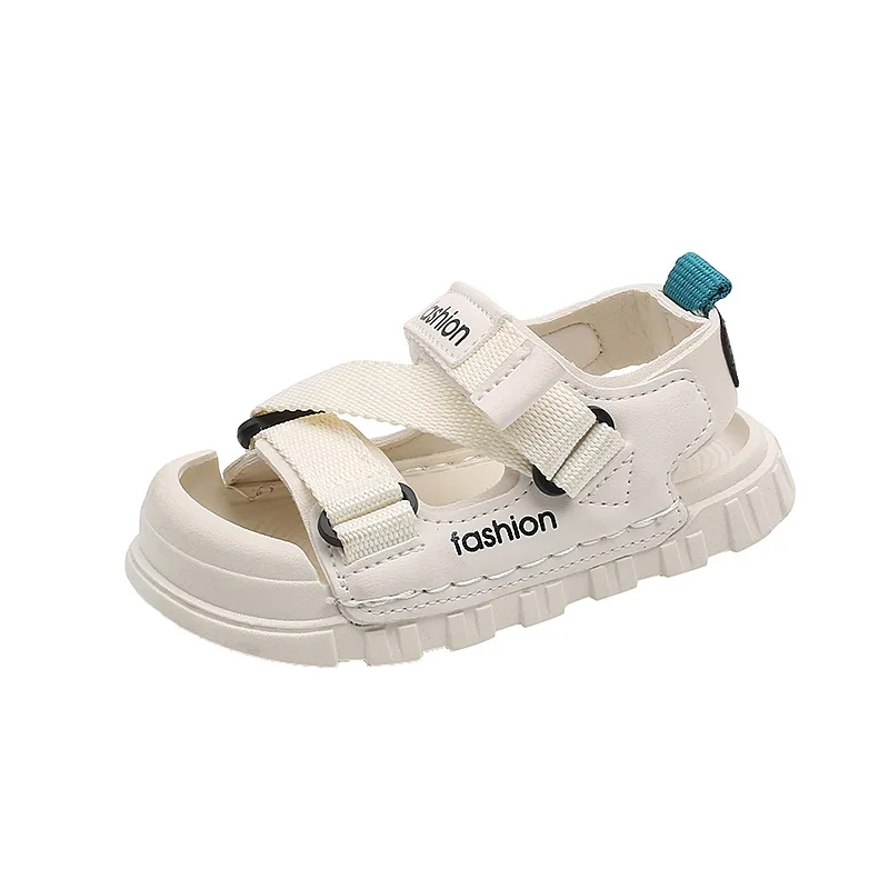 Summer Boy's Sandals Breathable Canvas Outdoor Sandals Nylon Strap Decos Baby Boy Casual Shoes Child Students Beach Shoes H04172 6