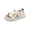 Summer Boy's Sandals Breathable Canvas Outdoor Sandals Nylon Strap Decos Baby Boy Casual Shoes Child Students Beach Shoes H04172 6