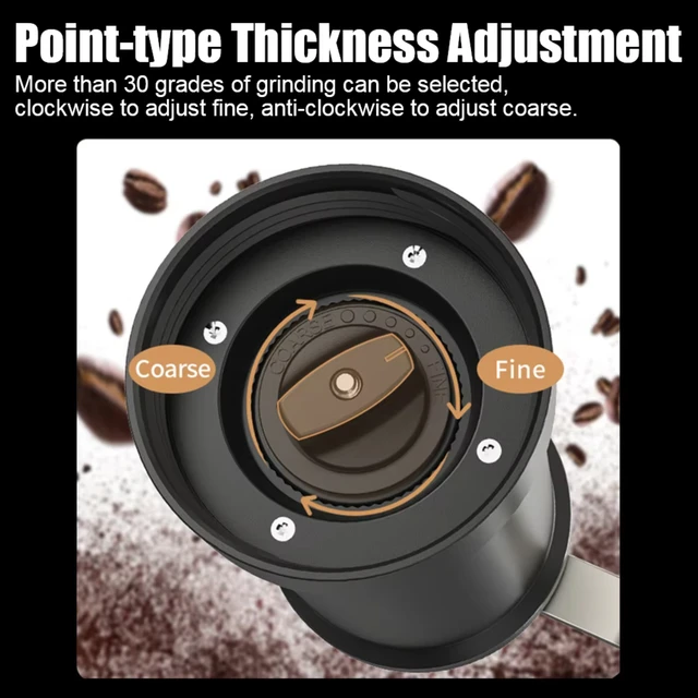 Hand-Cranked Ceramic Coffee Bean Grinder - Household Kitchen Tool with Small Manual Core for Fresh Grinding kpuae 4