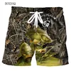 Men's Fishing Shorts Summer 3d Fish Printed Beach Shorts Elasticity Waist Loose Casual Oversized Man Shorts 6XL Plus Size 5
