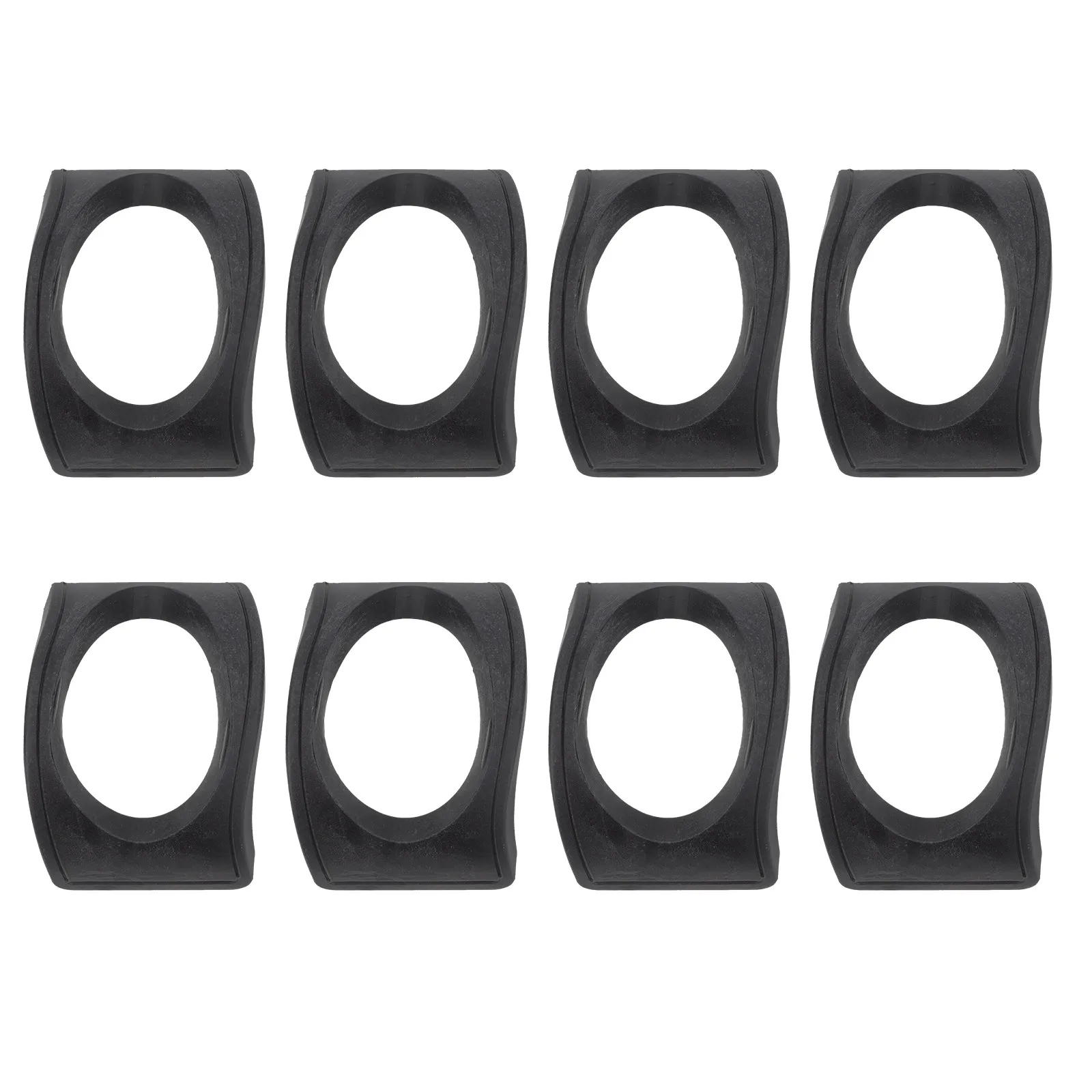 8Pcs 절묘한 수지 오카리나 브래킷 그루브 지지대 스탠드 미끄러짐 방지 고가의 악기 보호 휴대용 음악 액세서리