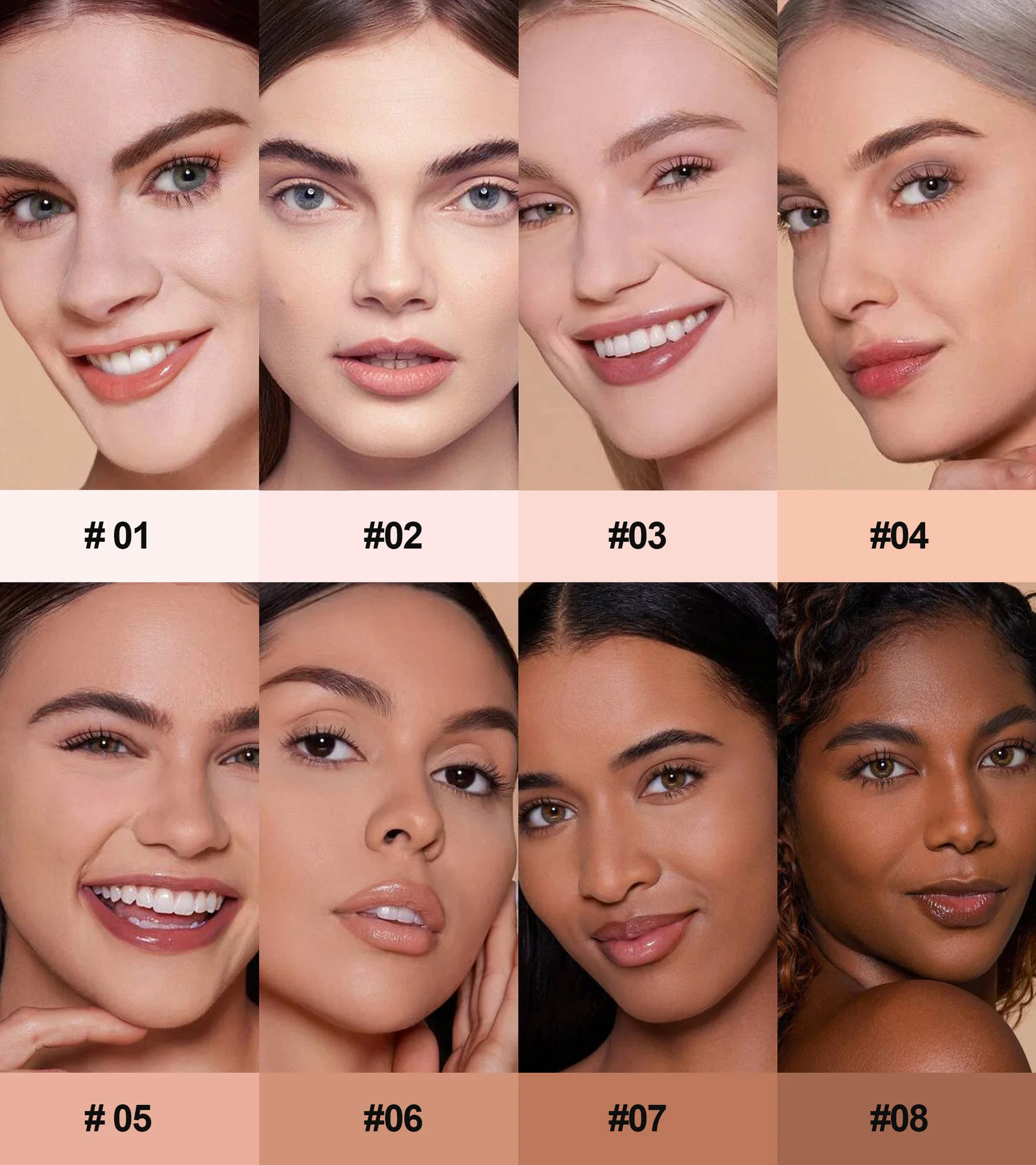 HANDAIYAN Light Soft Setting Pressed Powder Natural Waterproof Long-lasting Full Cover Makeup Cosmetics for Different Skin Color 4