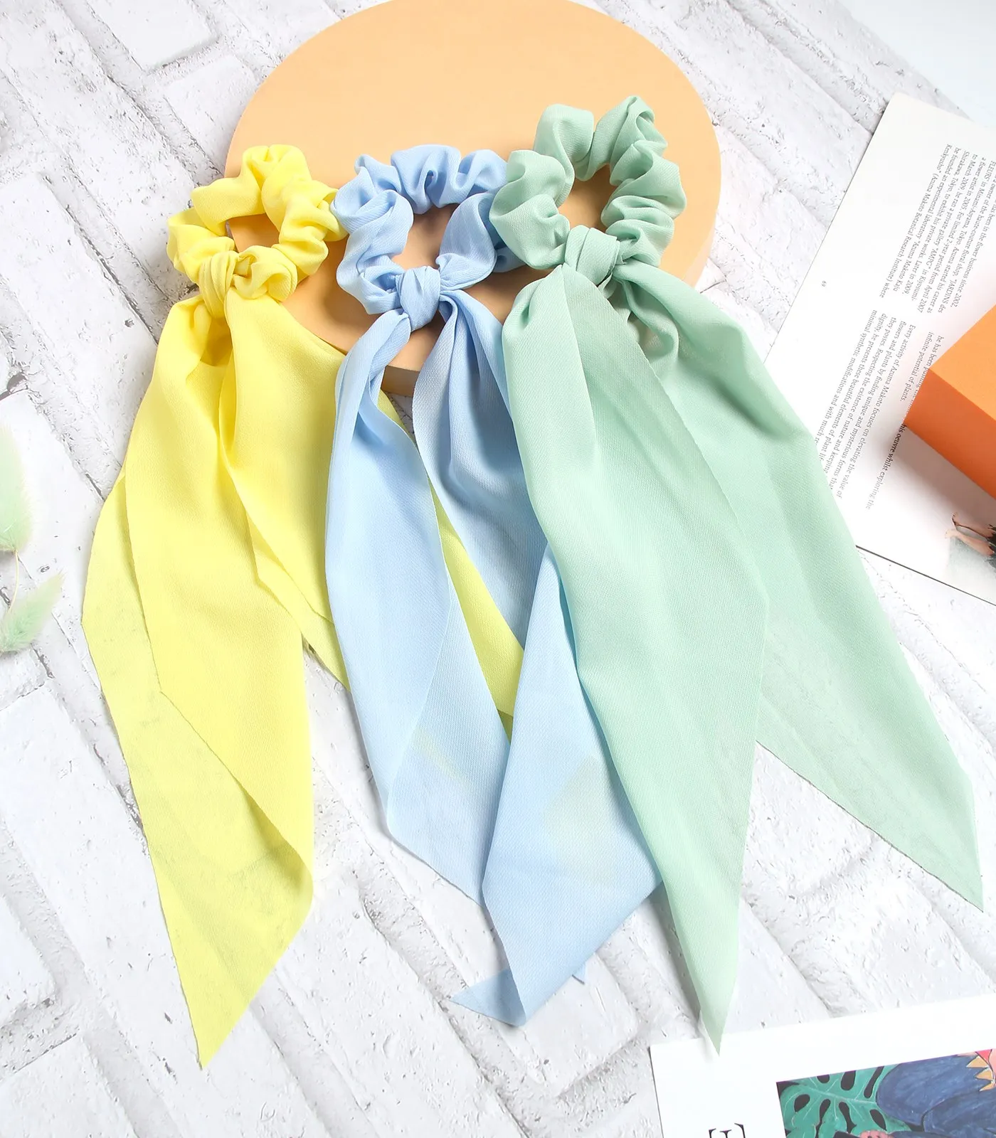 

Женские резинки для волос, резинки для волос с бантом, резинки для волос с длинным хвостом, шарф для конского хвоста, резинки для волос для женщин и девочек, эластичные резинки для волос, аксессуары для волос