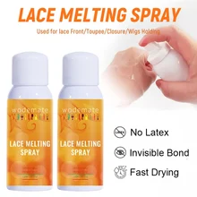 Lace Melting Spray Invisible Lace Glue Spray Temporary Holding Melting Spray For Sensitive Skin Toupee Frontal Wig Quick Dry tanie tanio BOLD HOLD CN (pochodzenie) Kleje