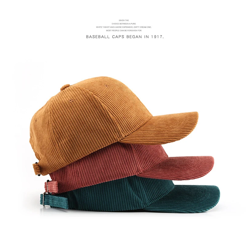 

Corduroy Baseball Cap for Women and Men Fashion Snapback Hat Casual Autumn Outdoor Sports Hats Girls Caps Unisex Gorras 피카츄 우산