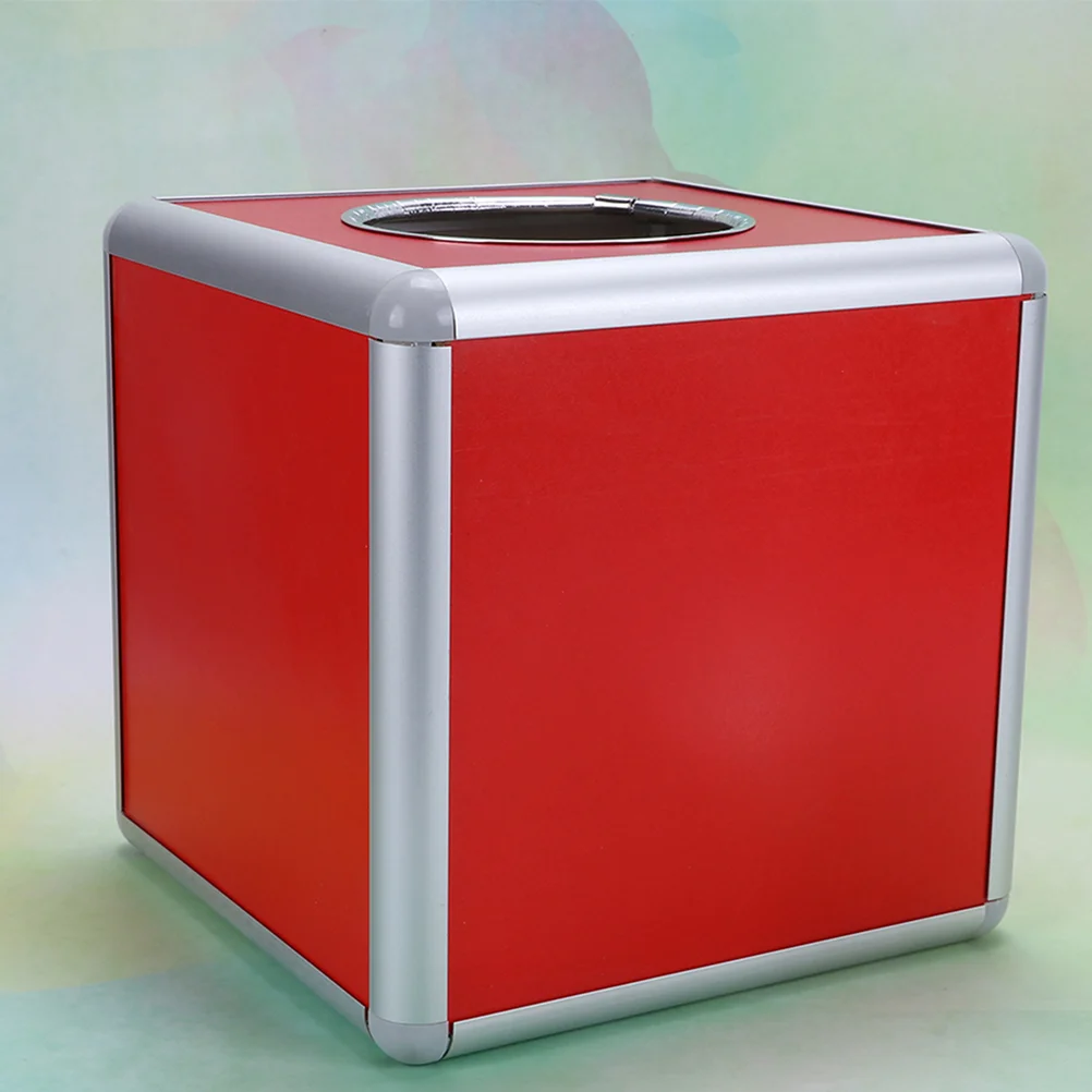 

Lottery Box Birthday Party Supplies Containers for Organizing Raffle Supply Aluminum Alloy Office