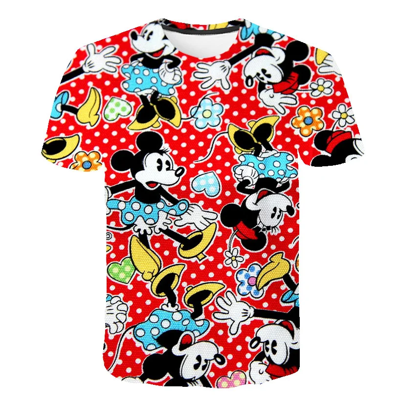 thumbnail image 1 of 2024 Camiseta de Mickey Mouse para hombre, camiseta de Sonic 3D Harajuku, camiseta de verano para niños, camiseta de manga corta para niñas, 1 of 5