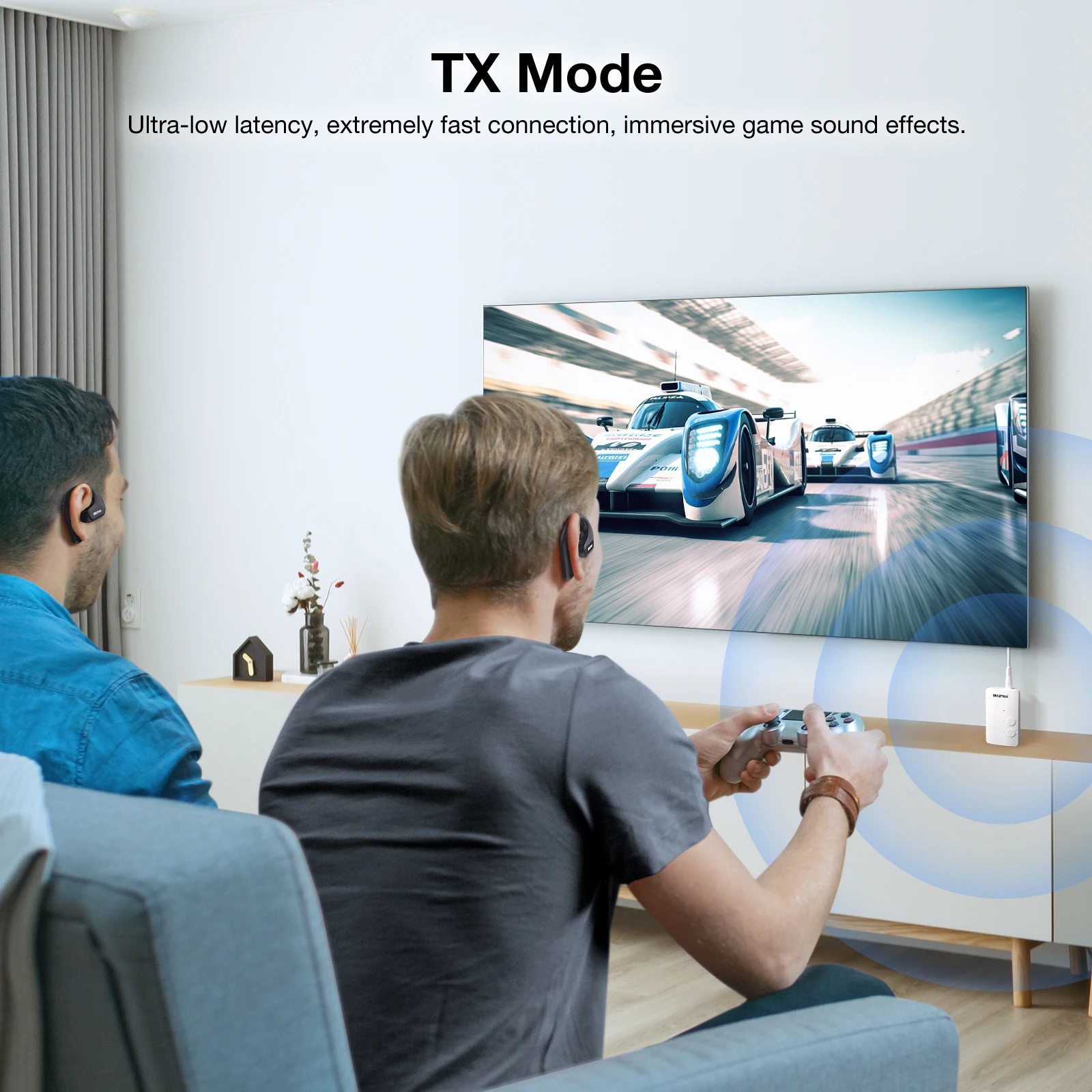 Wireless Bluetooth Adapter for Speakers and Smartphones