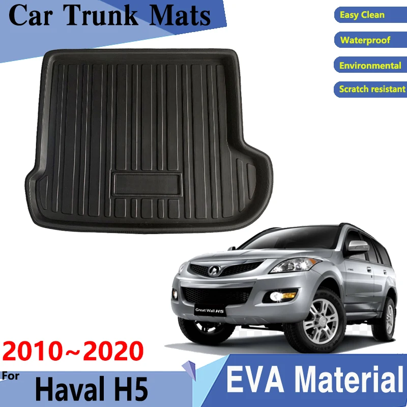 

Car Trunk Mat Fitting For Great Wall Haval H5 Accessories 2010-2020 Auto Trunk Mats Trunk Rear Easy Clean Pads Car Accessories