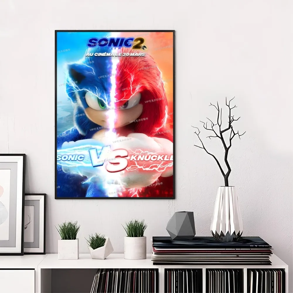 thumbnail image 1 of Póster de S-Sonic H-Hedgehogs en papel impreso para el hogar, sala de estar, dormitorio, entrada, bar, restaurante, cafetería, arte, pintura, decoración, 1 of 5