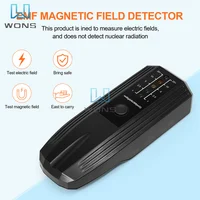 New Digital Electromagnetic Radiation Detector LED EMF Meter Magnetic Field Detector Ghost Hunting Paranormal Equipment Tester 2