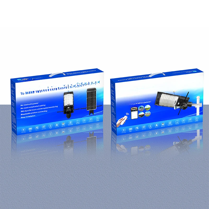 European version LED solar street light Rural home network monitoring Super bright integrated lighting Solar street light 4G