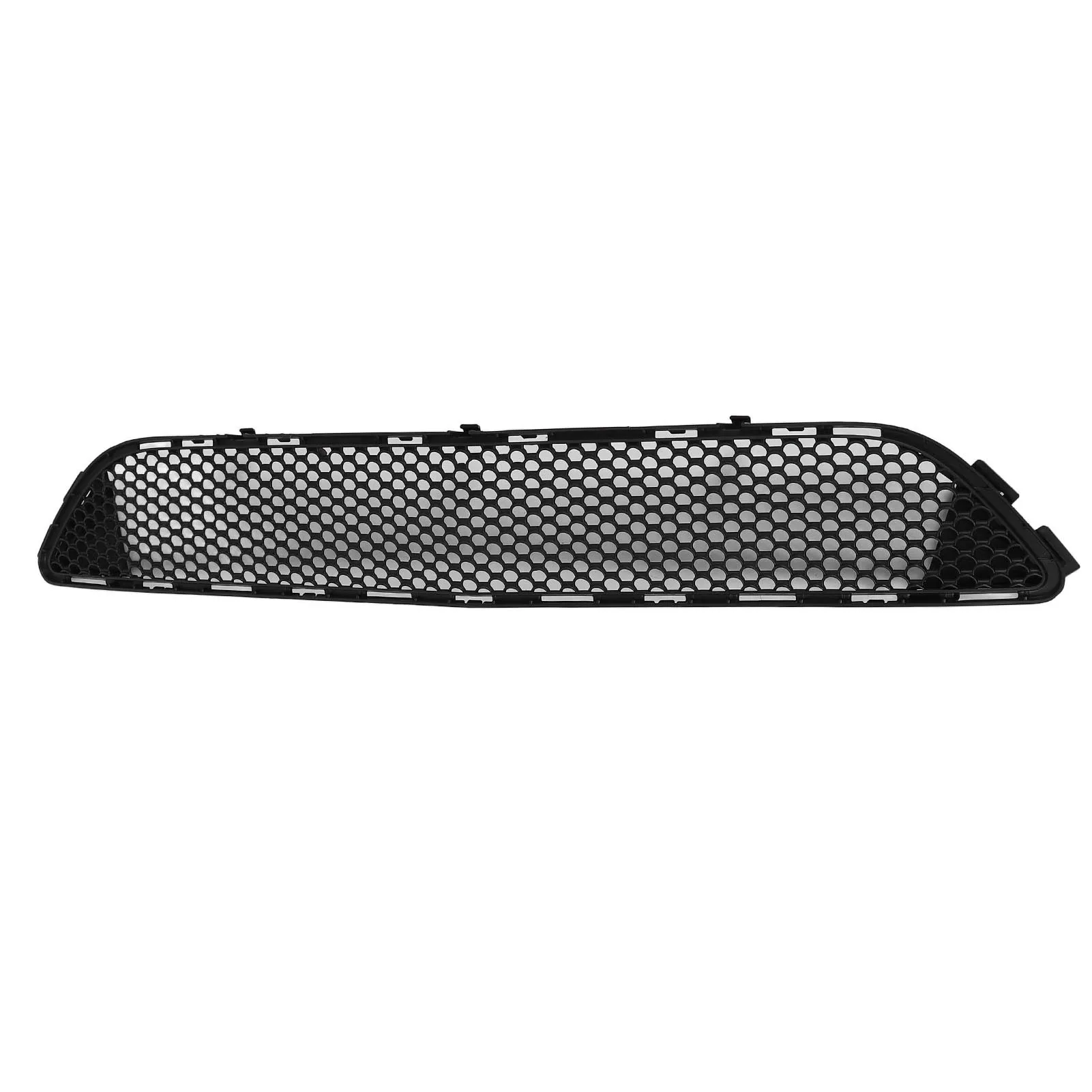Car Exterior Accessories Car Grill Mesh Grille Braces Front Bumper Lower Grille 2048850153 High Strength Protective Sturdy Center Mesh Grill for C‑Class W204 Amg Line 2008 To 2011