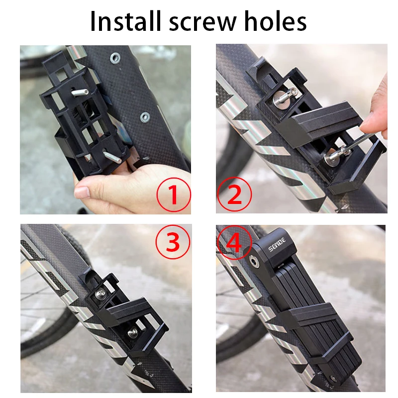 Folding Bike Chain Lock Anti-Theft 4