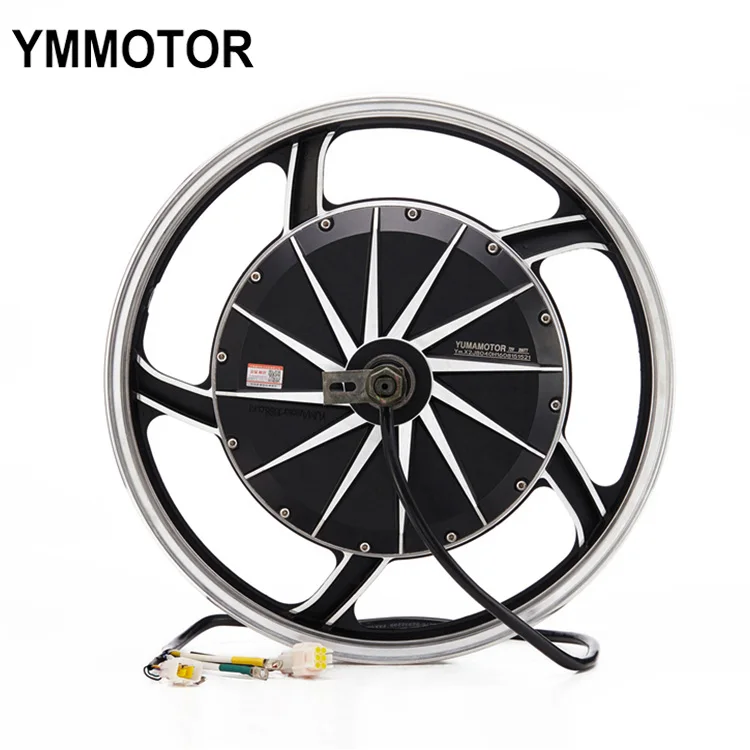 17 Inch 1500W-3000W 72V Bldc Hub Motor Brushless Dc Electric Motor For Motorcycle