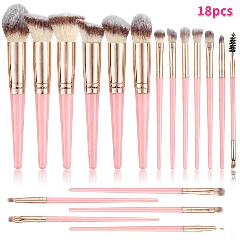 Complete 20-Piece Makeup Brush Set for Beginners - Perfect for Creative Looks