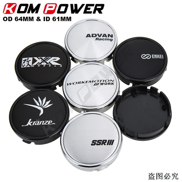 4pcs 5 Size Car Modified Wheel Center Cover Rim Hub Cap Center Cap for SSR  Wheel