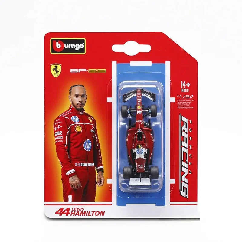 New In Stock 2025 F1 Bburago 1:64 Ferrari Sf25 Red Bull Rb21 Amg