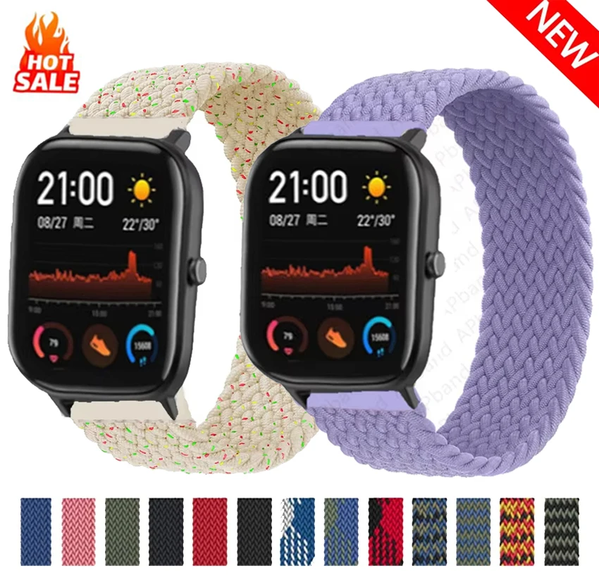 Braided Loop Straps for Smartwatches - Available in 20mm and 22mm Sizes