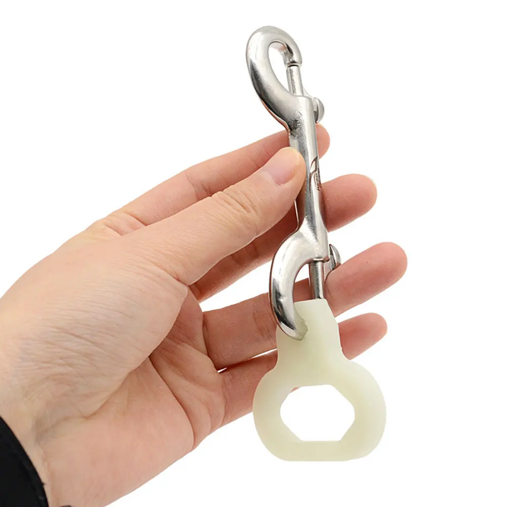 1Pc Diving Second Stage Quick Release Buckle Scuba Diving Silicone Regulator Clip Mouthpiece Regulator Necklace Fixing Holder