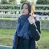 High Quality Winter Triangle Shawl Versatile Tassel Knitted Shawl Wraps Thickned Cold Proof Blanket Scarf for Women 5