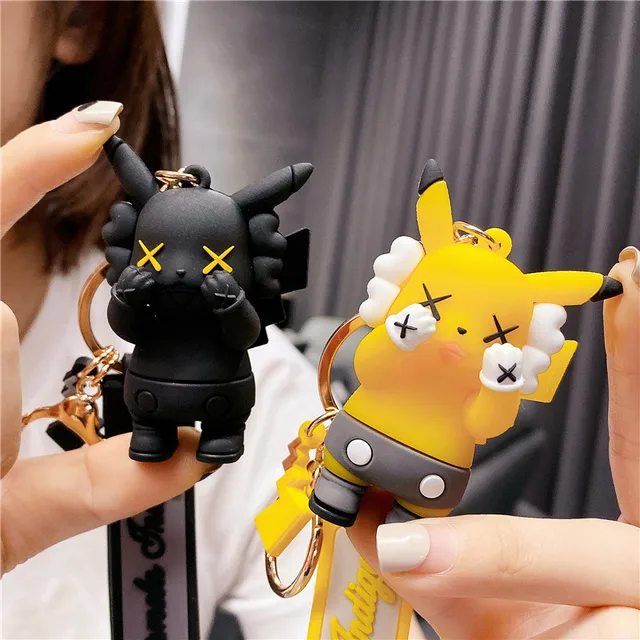 귀여운 번개 곰 키 체인, 귀여운 만화 곰 인형 펜던트, 할인가격과 정상가격, 전체 호환 가능한 수지 재료, 동물 패턴과 귀여운 작풍으로 디자인된 키 체인