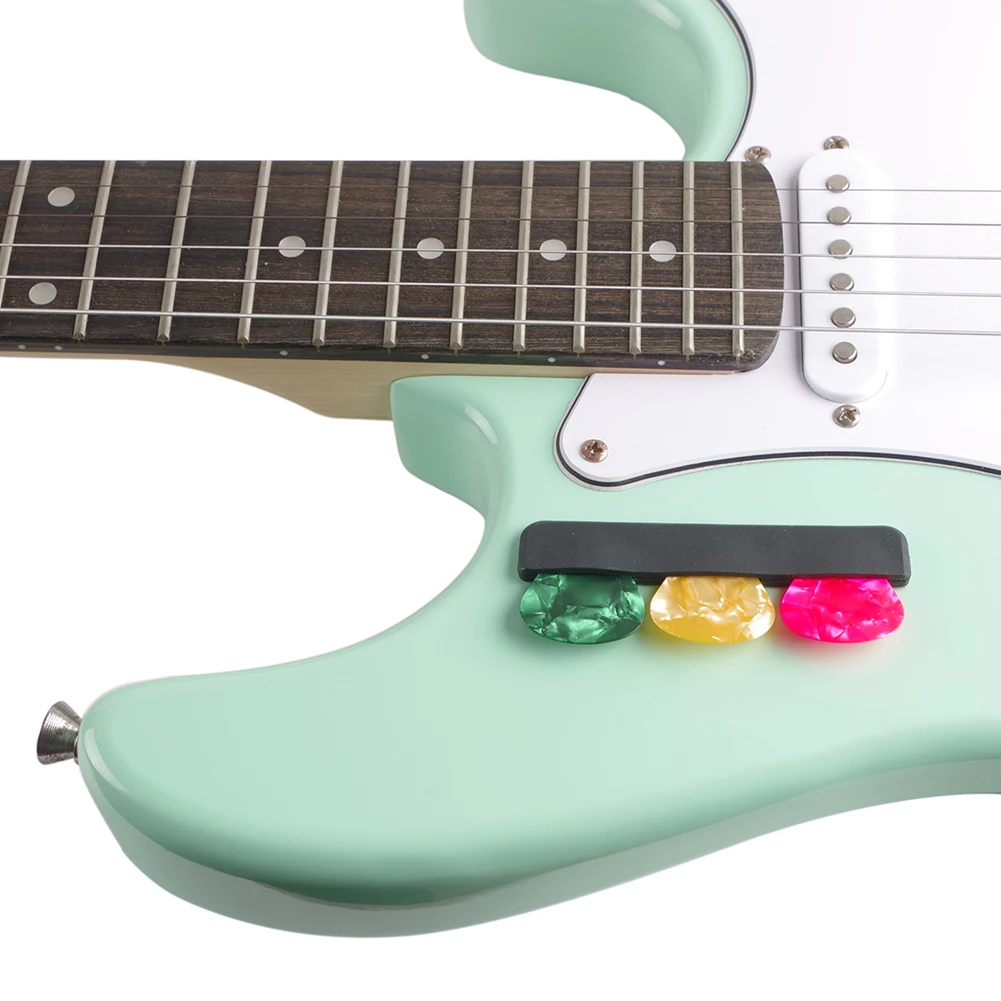 Rubber Guitar Pick Storage Holder for 0.46-1.5mm Picks