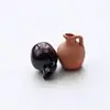 1PC Mini Ceramic Vase Crafts Arrangement Flower Home Garden Decorations Ornament Model Micro-landscape resin model decoration 3