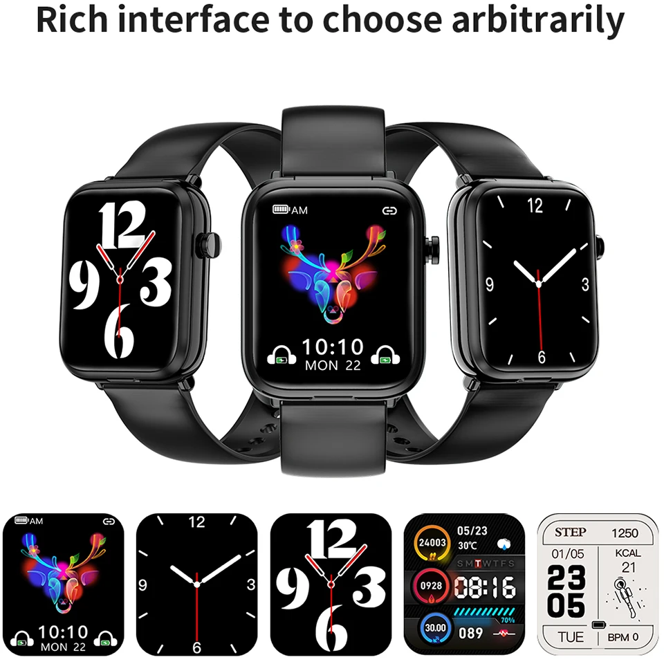 2023 ο 240*280    Ʈ ġ  IP67   Smartwatch ȵ̵ iOS ȭ
