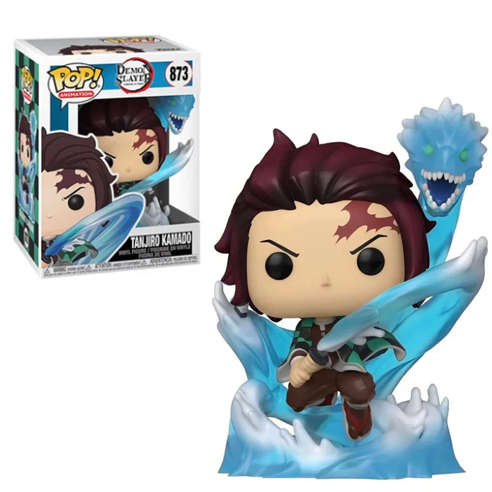 thumbnail image 4 of FUNKO POP Animación Demon Slayer TENJIRO KAMADO 873# Juguetes que brillan en la oscuridad MINI NEZUKO en caja 883# Figura de vinilo Modelo Muñeca de juguete, 4 of 5