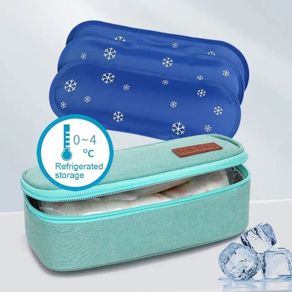 Insulin Cooling Bag Candy Color Insulin Cooling Bag without Gel Drug Freezer for Diabetes Thermal Insulated Pill Protector Portable Medicla Cooler