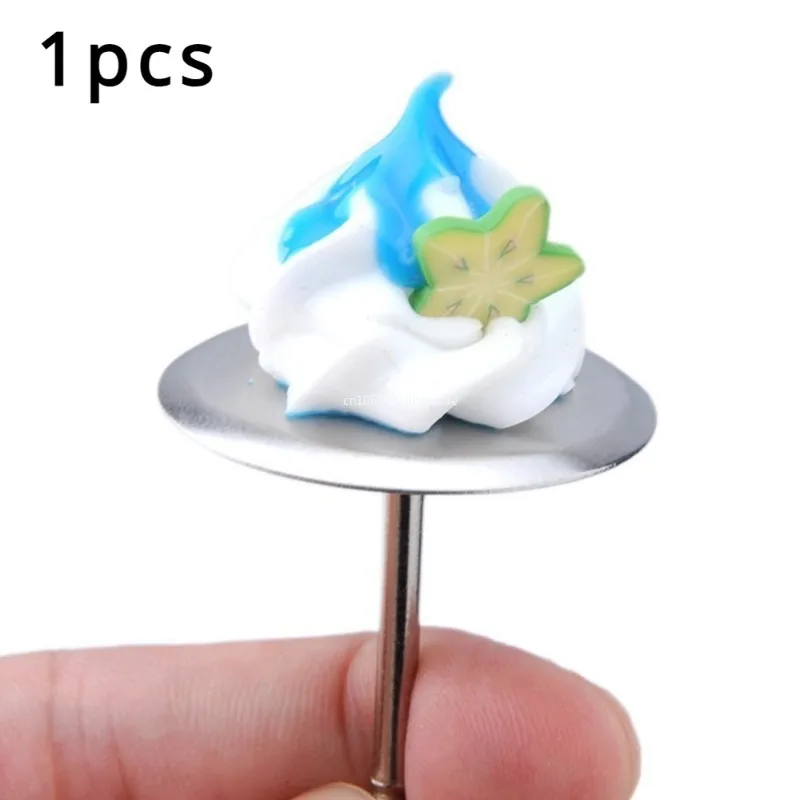 1pc Stainless Steel Cake Piping Nail Tips Cream Stand Chocolate Fondant Decoration Flowers Transfer Tray Baking Decorating Tools