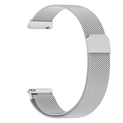 18mm Metal Magnetic Bracelet Watchband Strap - 18mm (Silver)