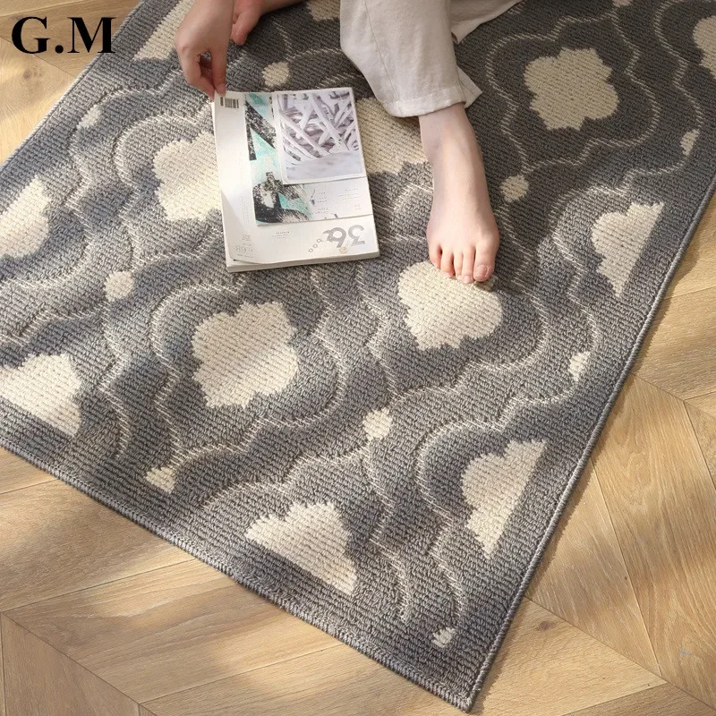 

Modern Simple Dirt Resistant Entrance Doormat Non-slip Floor Mat Dust-proof Carpet Wear-resistant Rug Kitchen Mats Bathroom Rugs
