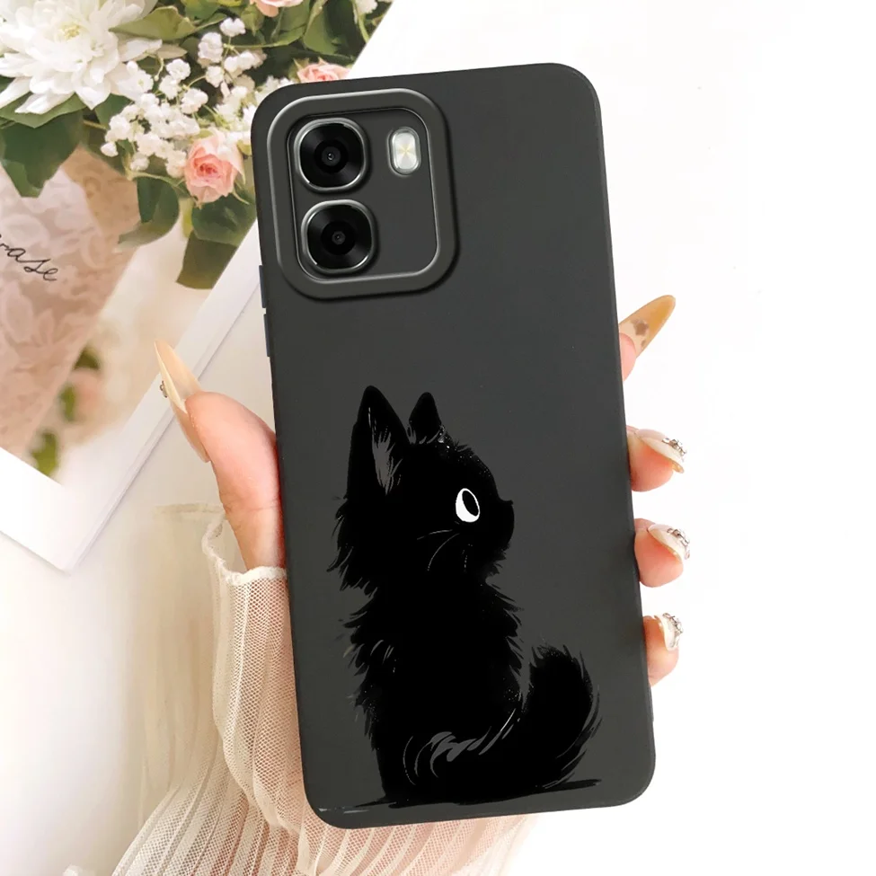 Luxury Fashion Cute Painted Silicone Case - Oppo A6 Series