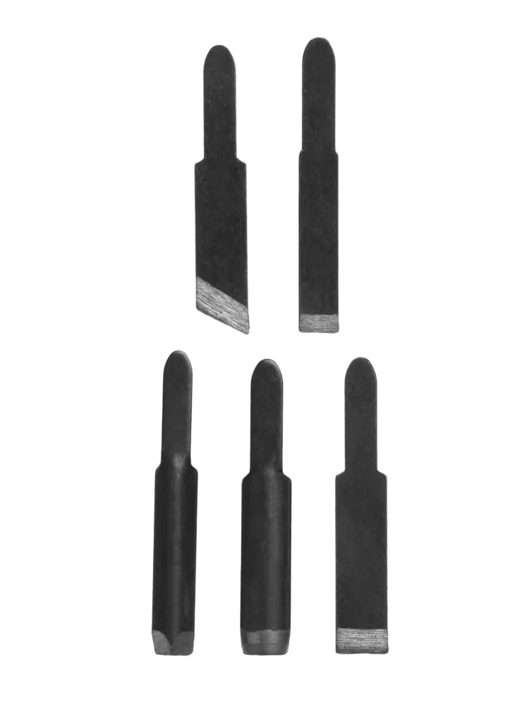 Holzschnitzklingen für elektrische Meißelmaschinen, 5-teiliges Set, Hochgeschwindigkeitsvibration, glatte und detaillierende Gravur – Detail 14