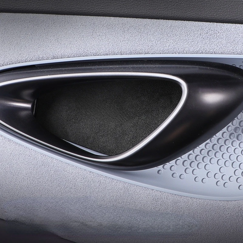

For BYD SEAL Suede Inner Door Handle Decorative Frame
