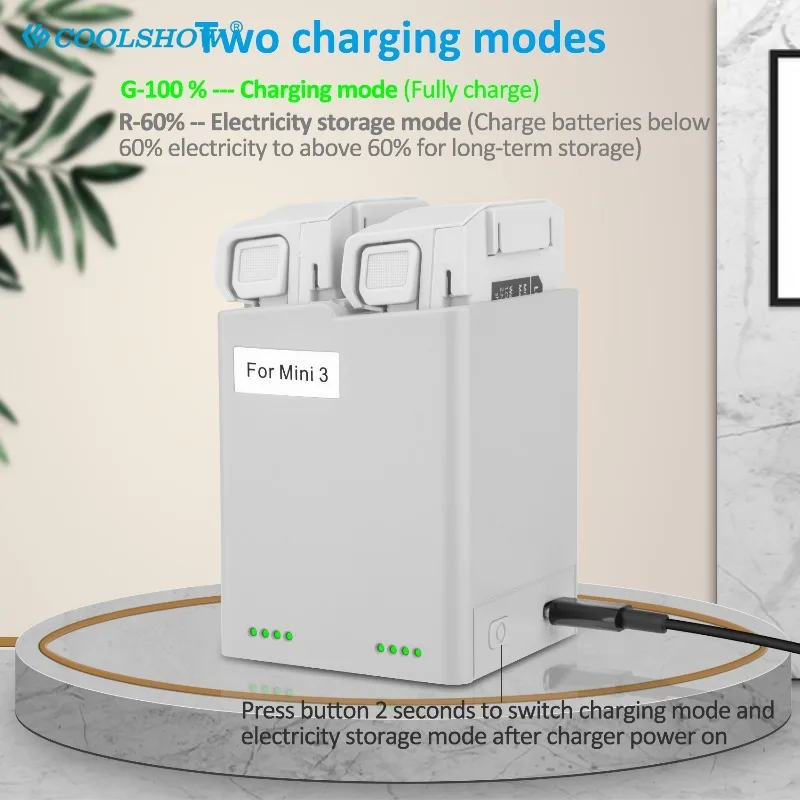 Lot de 1 à 4 Batteries et Chargeur pour Drone - Compatible DJI