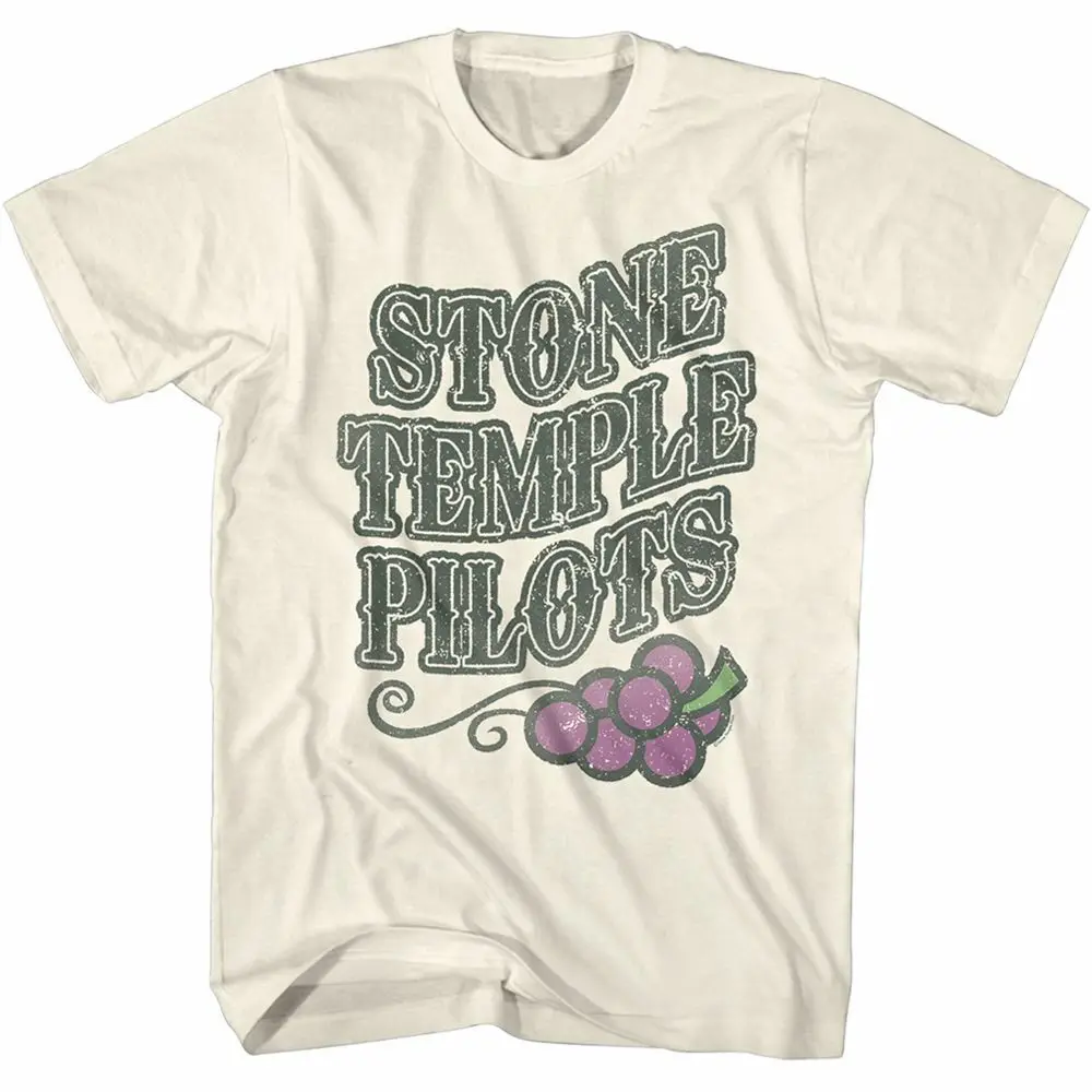 T-Shirt Per Adulti Naturale Stone Temple Pilots Stp Grapes