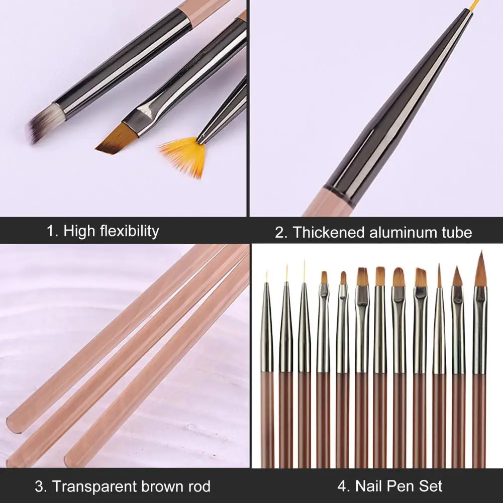 

Полезная Ручка для маникюра, легкий многофункциональный лайнер для рисования ногтей, акриловая роспись ногтей