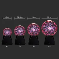 Nebula Plasma Ball Funny Science Globe Table Sphere Glowing Lamp Glitter Lighting USB Powered for Bedroom Party Decoration Prop 1