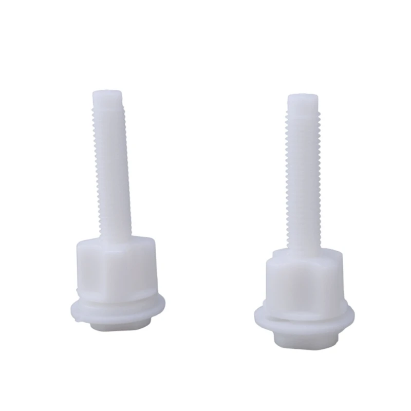 Bathroom Fixture Fasteners Convenient Toilet Cover Screw Bolts Toilet Lid Mounting Set Essential Installation Set 87HA